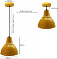 Vintage Industrial Ceiling Pendant Light Retro Loft Style Metal Shade Lamp~2666